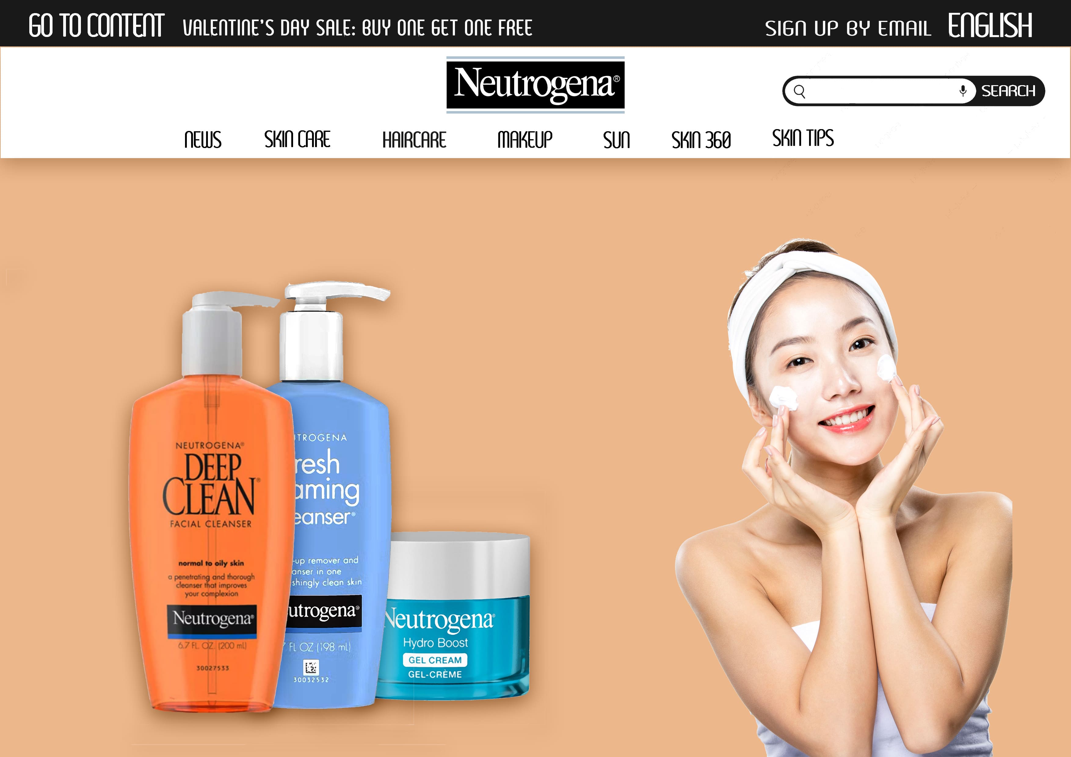 Neutrogena Homepage
